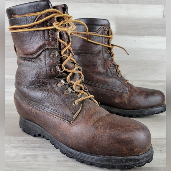 Cabela’s 2006 Sidney Nebraska Goretex Vibram Leather Lace-Up Boots Size 9½D - Picture 1 of 16
